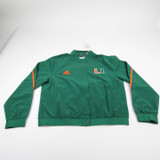 Miami Hurricanes adidas Jacket Women's Green New with Tags XL TOPS-178709