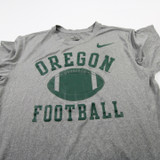 Oregon Ducks Nike Dri-Fit Short Sleeve Shirt Men's Gray Used LT TOPS-178775