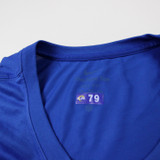 LA Rams Nike Dri-Fit Short Sleeve Shirt Men's Blue Used 4XL TOPS-178341