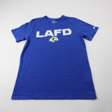 LA Rams Nike Dri-Fit Short Sleeve Shirt Men's Blue Used M TOPS-178358