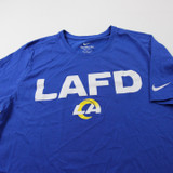 LA Rams Nike Dri-Fit Short Sleeve Shirt Men's Blue Used M TOPS-178358