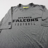 Atlanta Falcons Nike NFL On Field Short Sleeve Shirt Men's Gray Used L TOPS-178925