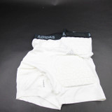adidas Alphaskin Padded Compression Shorts Men's White Used XXL SHOR-038529