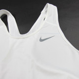Nike Sleeveless Shirt Women's White New without Tags XL TOPS-179697