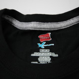 Hanes Short Sleeve Shirt Men's Black Used M TOPS-179617