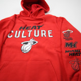 Miami Heat New Era Sweatshirt Men's Red New with Tags L TOPS-179717
