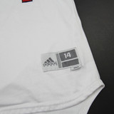 NIU Huskies adidas Game Jersey - Softball Women's White Used Multiple Sizes JRSY-011087