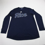 Rice Owls adidas Creator Long Sleeve Shirt Men's Navy Used Multiple Sizes TOPS-179466