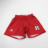 Rutgers Scarlet Knights adidas Practice Shorts Women's Red Used M SHOR-038636