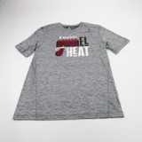 Miami Heat Fanatics Short Sleeve Shirt Men's Gray Used Multiple Sizes TOPS-179491