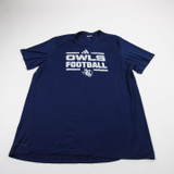 Rice Owls adidas Aeroready Short Sleeve Shirt Men's Navy Used XL TOPS-179449