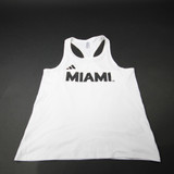 Miami Hurricanes adidas Sleeveless Shirt Women's White Used S TOPS-179854