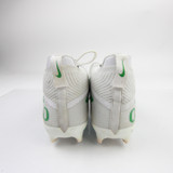 Oregon Ducks Nike Alpha Menace Football Cleat Men's White Used 15W CLEA-017325
