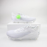 Under Armour Yard Baseball Cleat Men's White New without Box Multiple Sizes CLEA-017354