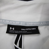California Golden Bears Under Armour Pullover Men's White Used 3XL TOPS-179962
