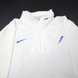 Air Force Falcons Nike Pullover Men's White Used M TOPS-180109