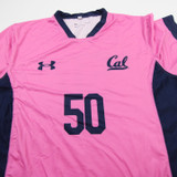 California Golden Bears Under Armour Game Jersey - Other Men's Pink Used L JRSY-011192