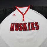 NIU Huskies adidas Game Jersey - Softball Women's White Used Multiple Sizes JRSY-011327