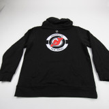 New Jersey Devils Fanatics NHL Pro Authentics Sweatshirt Men's Black Used L TOPS-180287