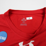 Utah Utes Under Armour Long Sleeve Shirt Men's Red Used Multiple Sizes TOPS-180380