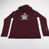 Texas A&M Aggies adidas Long Sleeve Shirt Women's Maroon Used S TOPS-179876