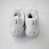 Oregon Ducks Nike Alpha Menace Football Cleat Men's White Used 12 CLEA-017369