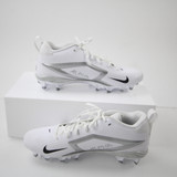 Oregon Ducks Nike Alpha Menace Football Cleat Men's White Used 12 CLEA-017369