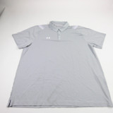 Under Armour Polo Men's Light Gray Used 3XL TOPS-180263