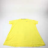 Nike Pro Short Sleeve Shirt Men's Yellow Used 3XL TOPS-180619