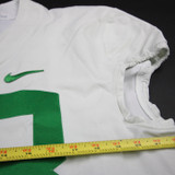 Oregon Ducks Nike Game Jersey - Football Men's White Used 44 JRSY-011471