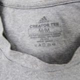 adidas Creator Short Sleeve Shirt Men's Gray Used M TOPS-181014