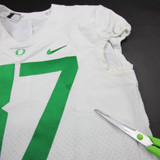 Oregon Ducks Nike Game Jersey - Football Men's White Used 42 JRSY-011492