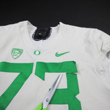 Oregon Ducks Nike Game Jersey - Football Men's White Used 44 JRSY-011474