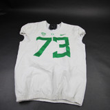 Oregon Ducks Nike Game Jersey - Football Men's White Used 44 JRSY-011474