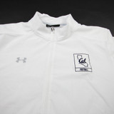 California Golden Bears Under Armour Pullover Men's White Used 3XL TOPS-180927