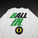 Oregon Ducks Nike Nike Tee Long Sleeve Shirt Men's White Used XS TOPS-180700