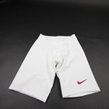 Nike Compression Shorts Women's White Used Multiple Sizes SHOR-039461