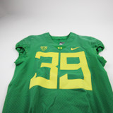 Oregon Ducks Nike Team Game Jersey - Football Men's Green Used 40 JRSY-011598