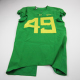 Oregon Ducks Nike Team Game Jersey - Football Men's Green Used 40 JRSY-011592