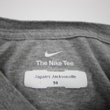 Jacksonville Jaguars Nike Nike Tee Long Sleeve Shirt Men's Gray Used XXL TOPS-181309