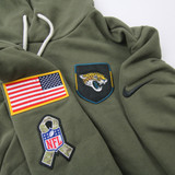 Jacksonville Jaguars Nike NFL On Field Sweatshirt Men's Olive Used XXL TOPS-181575