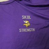 Minnesota Vikings WSI Sports Short Sleeve Shirt Men's Purple Used XL TOPS-181377