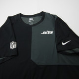 New York Jets Nike NFL On Field Dri-Fit Short Sleeve Shirt Men's Black Used XXL TOPS-183104