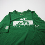 New York Jets Nike NFL On Field Dri-Fit Short Sleeve Shirt Men's Green Used XXL TOPS-183118