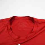 Kansas Jayhawks adidas Short Sleeve Shirt Women's Red Used XL TOPS-183070