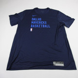 Dallas Mavericks Nike NBA Authentics Short Sleeve Shirt Men's Navy Used XLT TOPS-183320