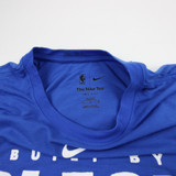Nike NBA Authentics Short Sleeve Shirt Men's Blue Used XLT TOPS-183333