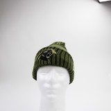 Carolina Panthers New Era Winter Hat Men's Dark Green Used OSFM HATS-017247