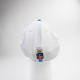 Los Angeles Chargers New Era 39thirty Fitted Hat Unisex White Used LXL HATS-017218