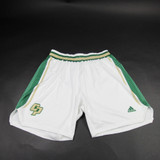 Cal Poly Mustangs adidas Practice Shorts Women's White Used Multiple Sizes SHOR-039602